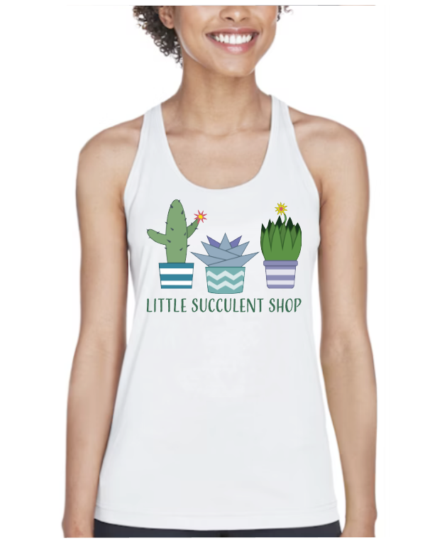 Little Succulent Shop Tanks