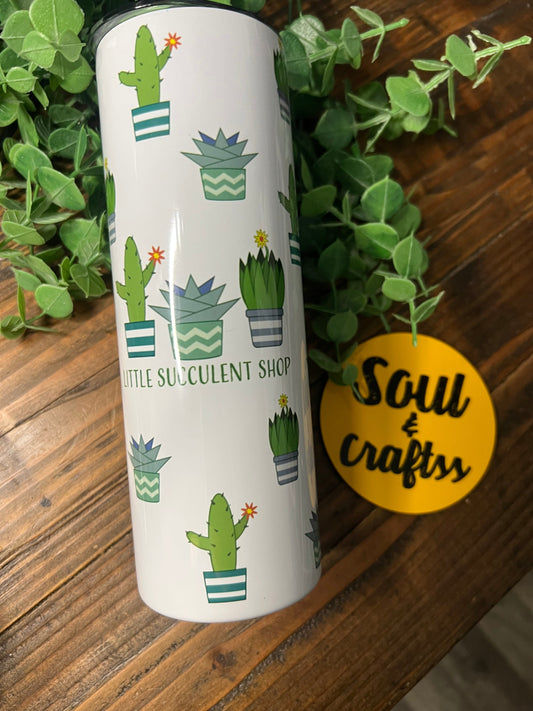 Little Succulent Shop Tumbler