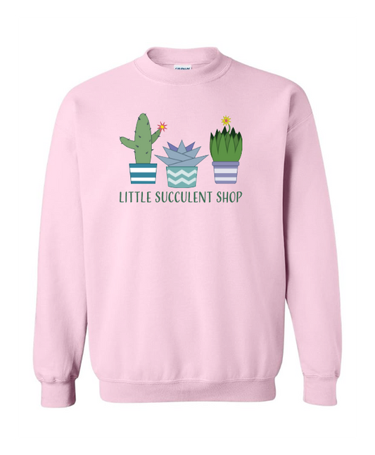 LittleSucculentShop Crewneck Embroidery