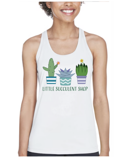 Little Succulent Shop Tanks